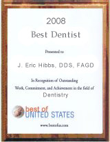 Best of US Dentists 2008 Plaque